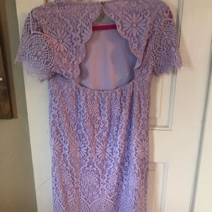 Lilac lace dress size xs